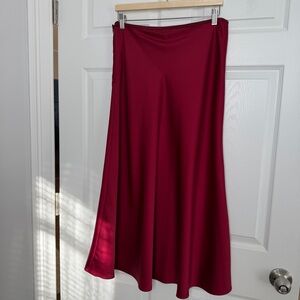 Joie A-Line Skirt in Rich Red
